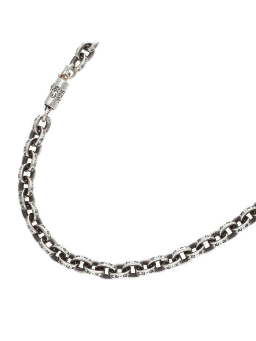 Chrome Hearts Paper Chain 18 Silver Necklace